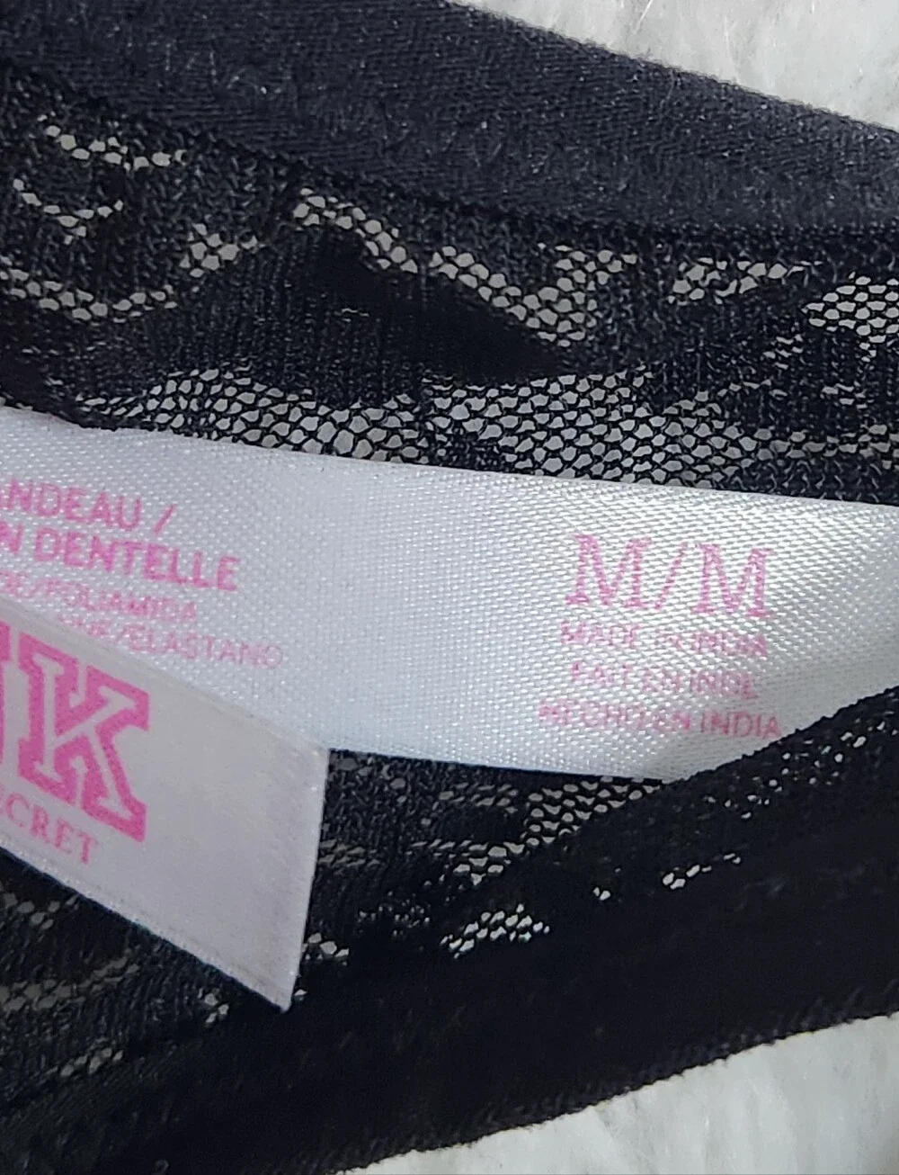 PINK Victoria's Secret Lace Bandeau